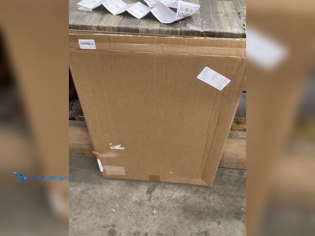 Lot 49-5436402 - 29" x 22.5" black plastic portfolio binder with protective sleeves. Used.