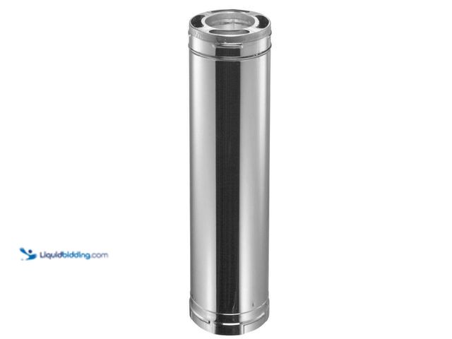 Lot 49-3540071 - DuraVent
DuraPlus All-Fuel Chimney 6in. X 36in. Diameter Chimney Pipe, Stainless Steel (scuffs and ...