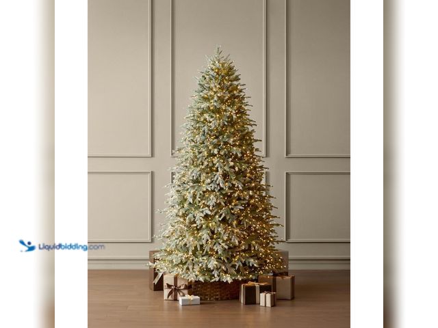 Lot 49-5449455 - Home Decorators Collection
9 ft. Grand Duchess Twinkling Balsam Fir Flocked LED Pre-Lit Artificial ...