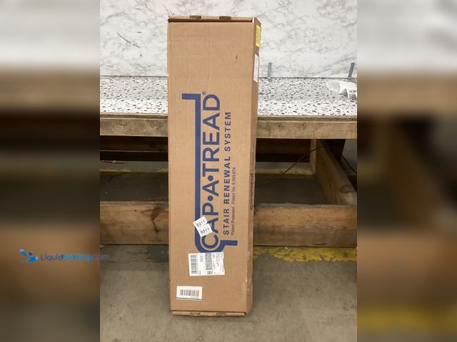 Lot 49-5460645 - Cap A Tread
Bradbury Hill Wood 47 in. L x 12.15 in. W x 57.91 mm T Vinyl Overlay Stair Tread and Re...