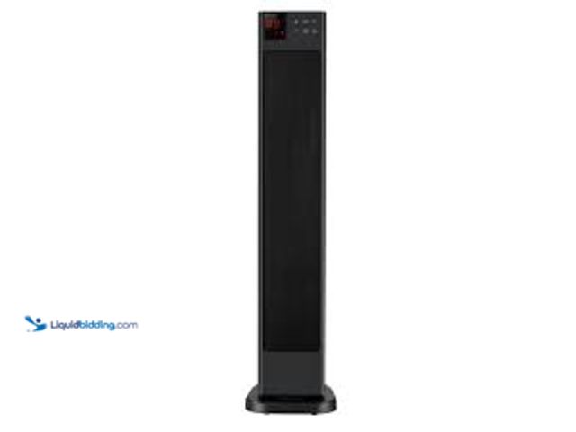 Lot 49-5485591 - Pelonis 30 in. 1500-Watt Digital Tower Ceramic Heater. Model # PHT30D7BBB. Used. Tested and works