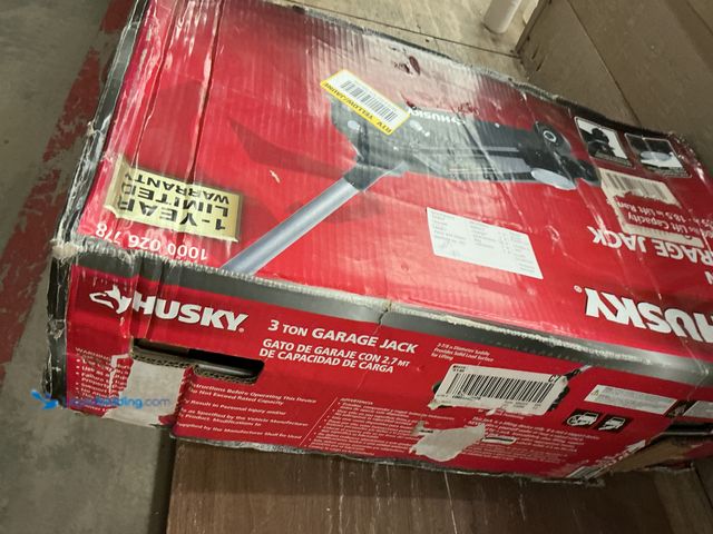 Lot 49-5449508 - Husky
3-Ton Floor Garage Car Jack (attachments included) Used