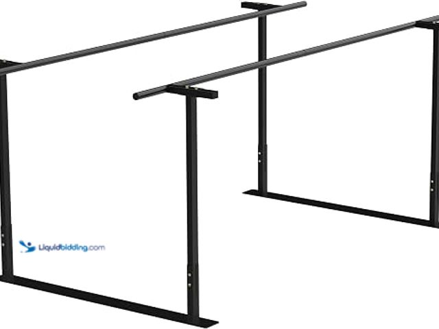 Lot 49-1632133 - 6FT Adjustable Parallel Bars for Physical Therapy Home Walking Rehab, Model # B0CD87GMLZ, Slightly u...