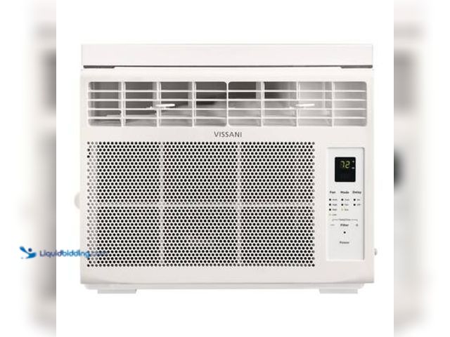 Lot 49-5572145 - Vissani 6,000 BTU 115-Volt Window Air Conditioner for 250 sq. ft. Rooms in White with Remote. Model ...