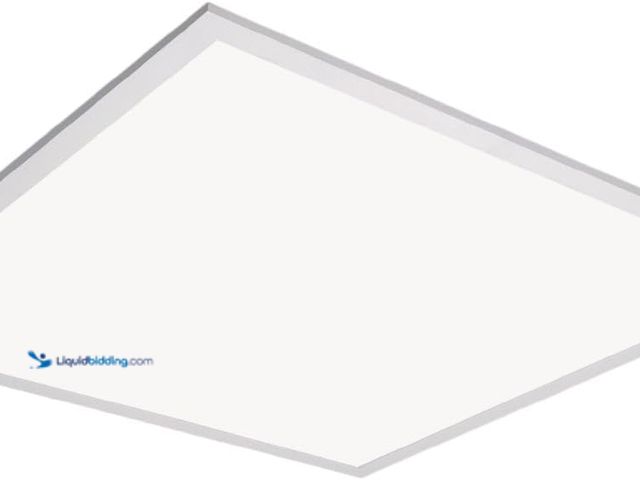 Lot 49-3528841 - Metalux 2x2 LED Light Fixture 3400 Lumens LED Flat Panel Light 4000K Cool White LED Panel Ceiling Li...