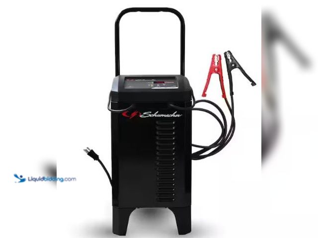 Lot 49-2022261 - Schumacher Electric Wheeled Automatic 6A Car Battery Charger/200A Engine Start, Maintainer, 40A Boos...