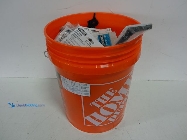 Lot 49-1561225 - 5 Gallon Bucket of Miscellaneous Hardware, Unused.  Ref#HDRELIST