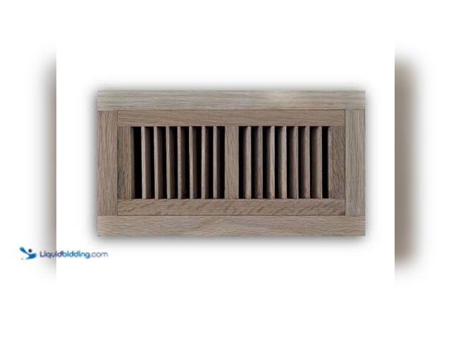 Lot 49-5553462 - QTY 15 - Hampton Bay 4 in. x 12 in. Oak Wood Flush Mount Grille in Unfinished Oak Model # E1448FMU04...