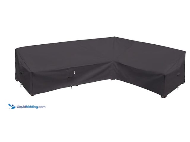Lot 49-1572236 - Flexiyard Heavy Duty Outdoor Sectional Sofa Cover, 120"X90" L-Shaped Waterproof 600D Patio Furniture...