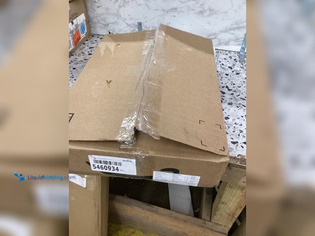 Lot 49-5460934 - Oak Furniture Living Room Caddy with Cupholder Item is used.