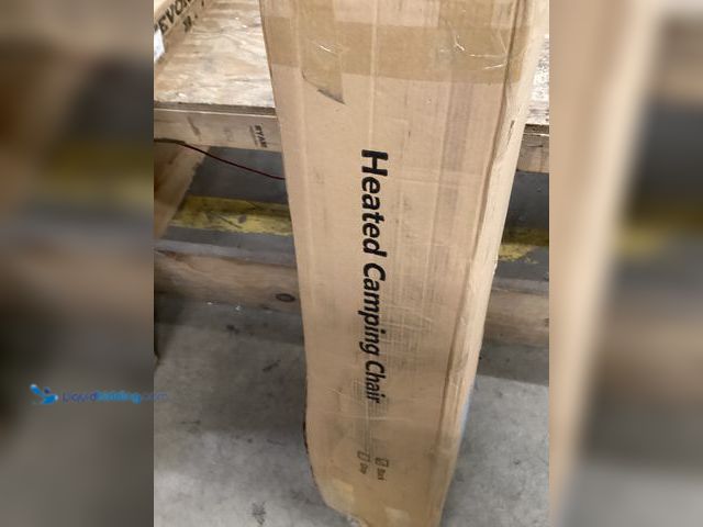 Lot 49-3531737 - Black Heated Camping Chair. Used