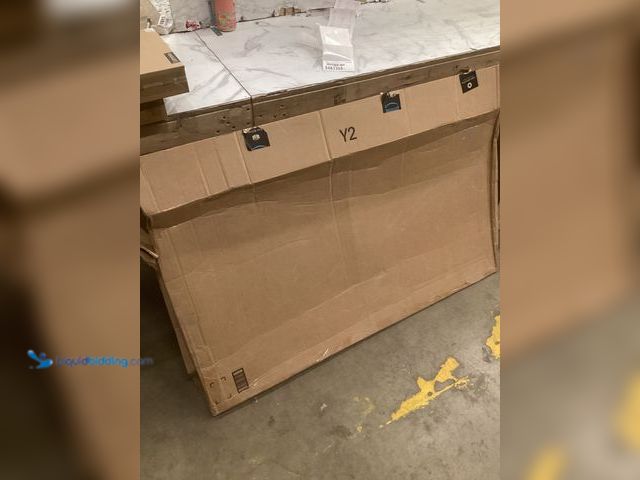 Lot 49-5483308 - 24" x 48" Blue and Grey  Canvas Wall Art. Unused