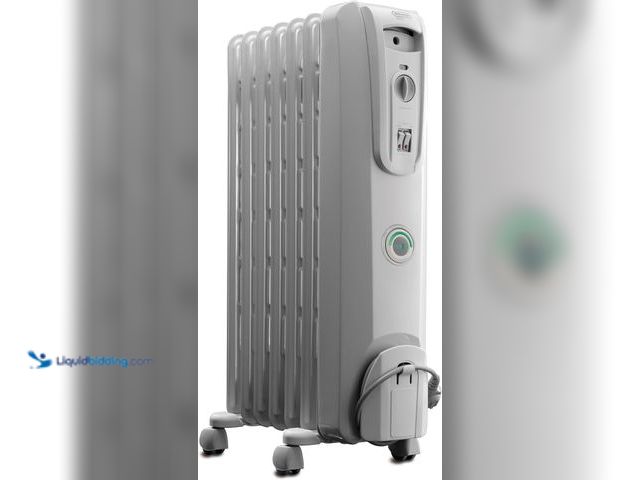 Lot 49-5463506 - De'Longhi Oil filled Radiator Heater, 1500W Electric Space Heater for indoor use, portable room heat...