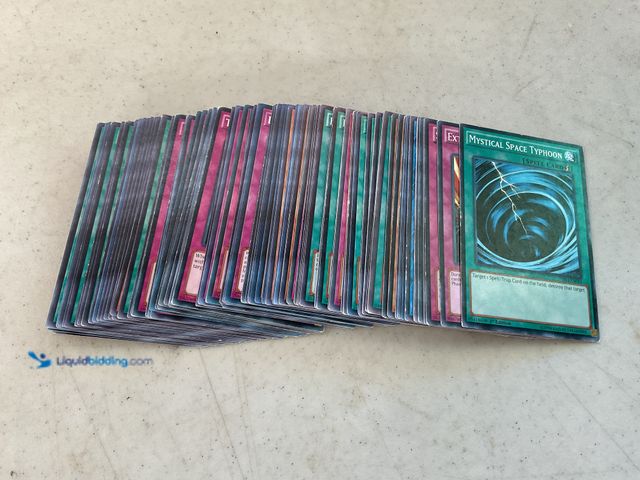 Lot 49-1505801 - COLLECTIBLE 100+ YU-GI-OH COLLECTIBLE TRADING CARDS VARIOUS YEARS AND TYPES LOADED WITH GREAT CARDS ...