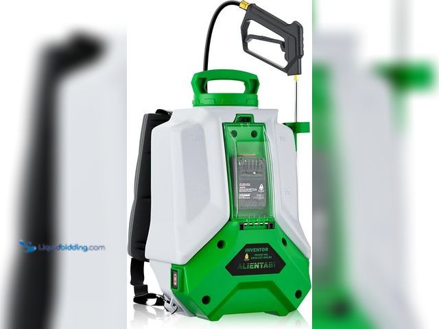 Lot 49-5545284 - Battery Powered Backpack Sprayer 4 Gallon Electric Sprayer Equipped with a Big Pump, 65/95 PSI Batte...