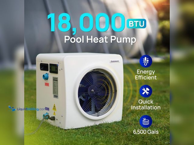 Lot 49-3617653 - AQUASTRONG Swimming Pool Heat Pump,Pool Heater for Above Ground and Inground Pool - Unused , unable ...