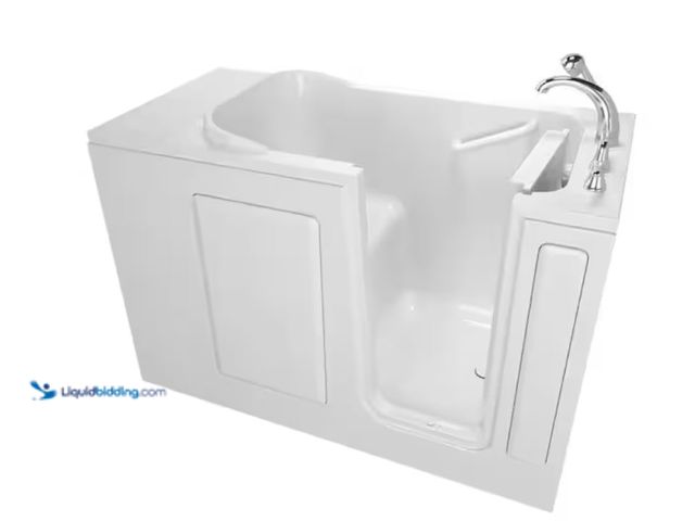 Lot 49-2006191 - Safety Tubs Value Series 48 in. Right Hand Walk-In Bathtub in White, Model # SSA4828RS-WH, MSRP $315...