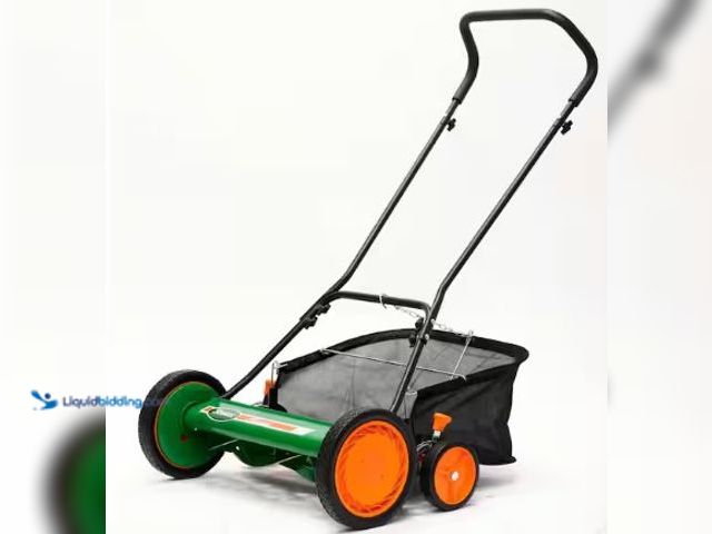 Lot 49-3631053 - Scotts 20 in. Manual Walk Behind Reel Lawn Mower, Model # 2010-20SG, Slightly used, No bag, Tested/w...