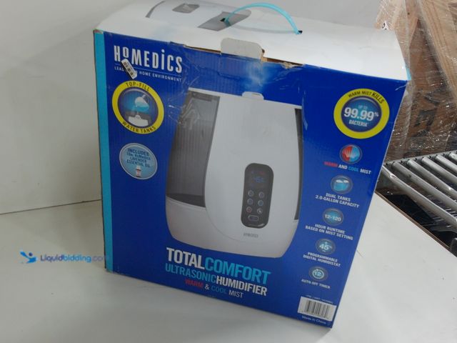 Lot 49-2024088 - HoMedics Total Comfort Ultrasonic Humidifier. Model # CP1415860. MSRP $50. Slightly Used, has attach...