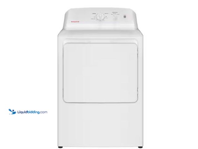 Lot 49-1565794 - Hotpoint 6.2 cu. ft. vented Electric Dryer in White with Auto Dry, Model # HTX26EASWWW, Unused, Unab...