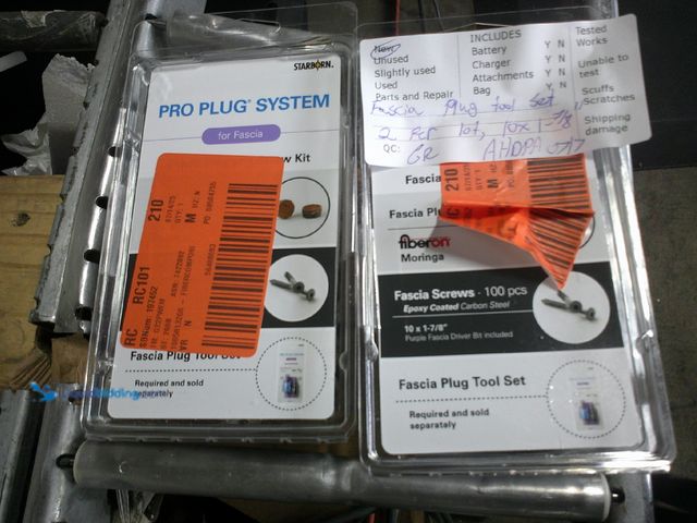 Lot 49-1517118 - (lot of 2) 10X 1-7/8, Fiberon Fascia Plug Kit by Starborn, Model# DFFPPF, New   Ref#AHD-PA0717