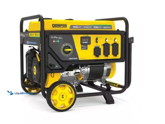 Lot 49-1592634 - Champion Power Equipment 7850/6250-Watt Recoil Start Storm Ready Gasoline and Propane Powered Dual F...