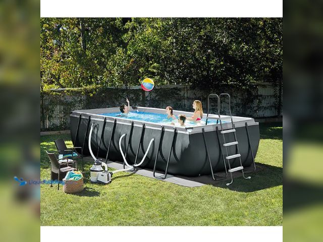 Lot 49-5556933 - Intex - Ultra XTR Rectangular Frame Swimming Pool Set w Pump Filter. Model: 26355EHSKU: 11110400. Un...