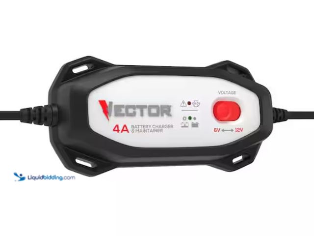 Lot 49-3433422 - VECTOR 4 Amp Battery Charger/Maintainer, Model # VECBC4, Slightly used, Unable to test.   Ref#SB0120