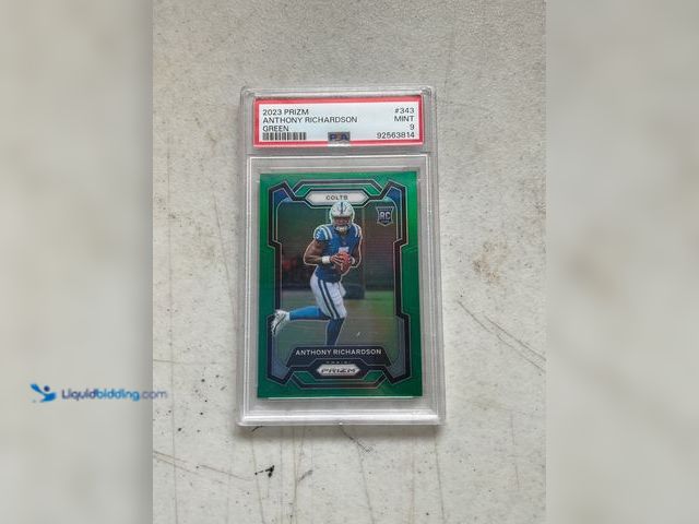 Lot 49-1830459 - COLLECTIBLE WOW GRADED CARD! 2023 PRIZM #343 ANTHONY RICHARDSON ROOKIE PSA 9 MINT AMAZING CARD FOR A...