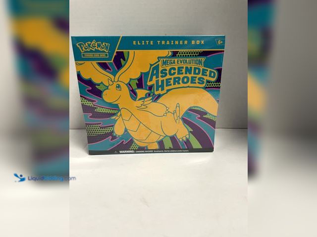 Lot 49-910587 - Pokémon TCG: Mega Evolution – Ascended Heroes Elite Trainer Box (Dragonite) – Factory Sealed

Fact...
