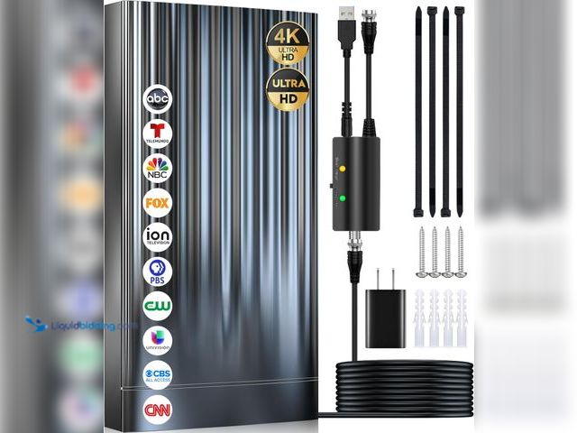 Lot 49-3513441 - 3200+ Miles Tv Antenna Indoor, 2025 Digital Antenna for Smart Tv Outdoor, Strongest HDTV for Local C...