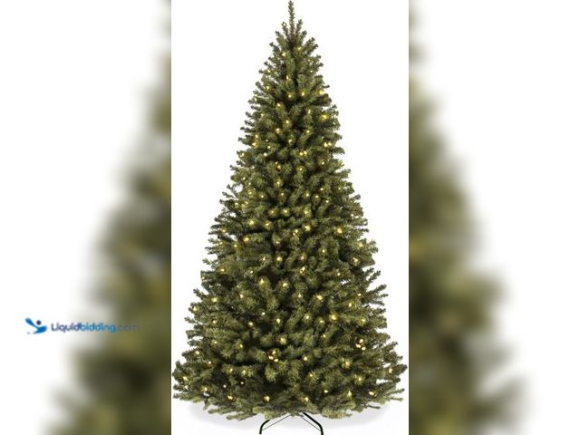 Lot 49-5538828 - Best Choice Products Artificial Christmas Tree, 7.5ft Premium Pre-Lit Spruce Design, Dense Branches ...