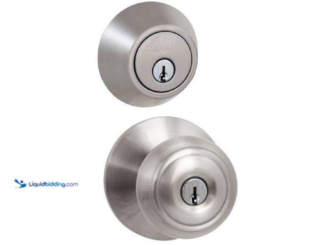 Lot 49-5452333 - Defiant
Hartford Satin Nickel Combo Pack with Double Cylinder Deadbolt. Item is used in a pack of 2...