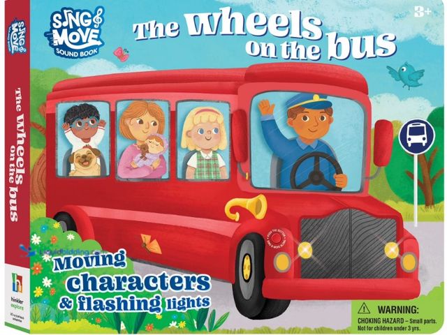 Lot 49-1625767 - Lot of (6) Hinkler Wheels on the Bus Interactive Sound Book for Toddlers, Model # 18468658321, Unuse...