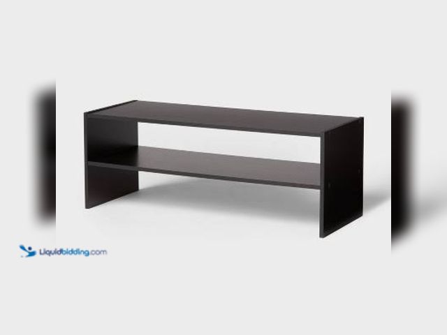 Lot 49-5520648 - Brightroom 31'' Stackable Shelf Black. Model: 840307043610. Unused