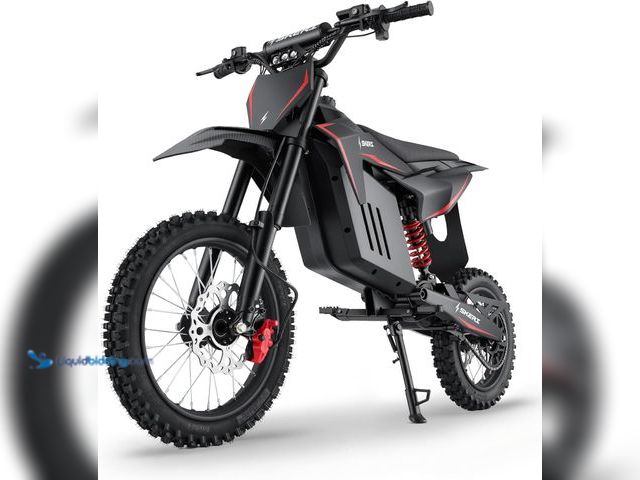 Lot 49-5542847 - Skeri Electric Dirt Bike for Adults & Teens, 14"/12" Fat Tire 3200W Motor 37MPH Off-Road EBike, 48V ...