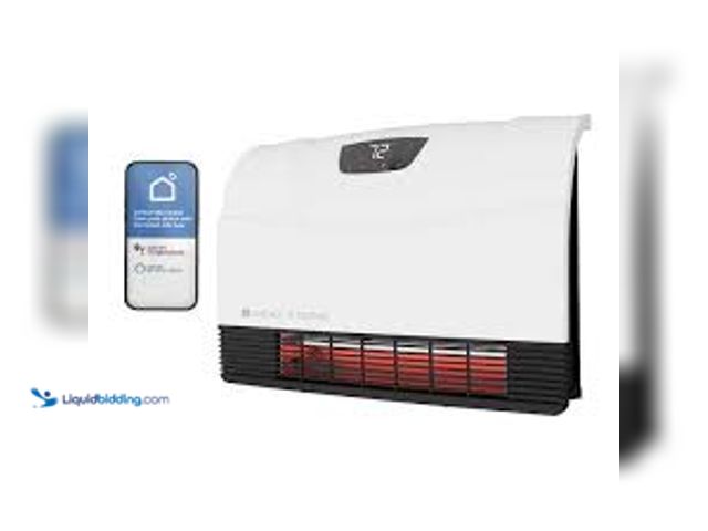 Lot 49-5488043 - HEAT STORM 1500W Phoenix WiFi Infrared Wall Unit Wi-Fi Smart Heater in White. Model # HS-1500-PHX-WI...