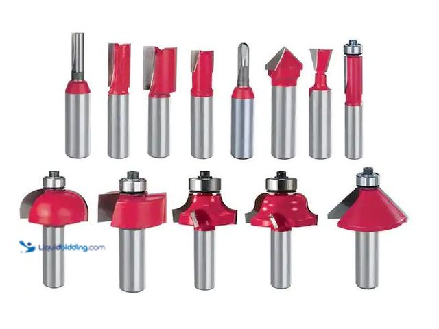 Lot 49-1568926 - DIABLO Router Bit Set (13-Piece) Model # 91-100, Unused  Ref#HDPA0115