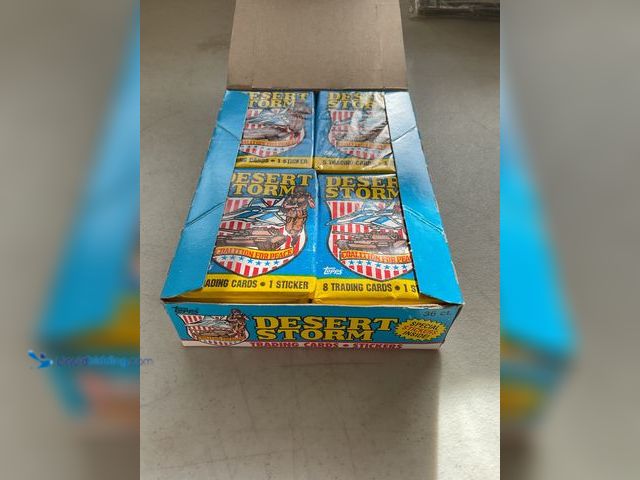 Lot 49-3503739 - Other 1991 TOPPS DESERT STORM WAX PACK BOX OF 36 PACKS ALL SEALED