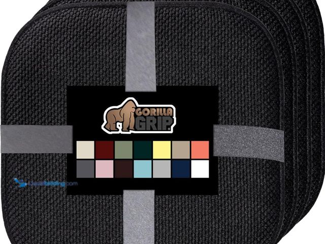 Lot 49-5463311 - GORILLA GRIP Slip Resistant Chair Cushions, No Ties Required, Memory Foam Pads for Dining Room, Kitc...