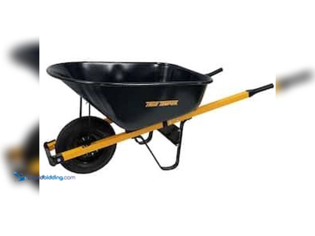 Lot 49-5543883 - Anvil acccsesory for wheelbarrow, 6 cubic feet, Model #AWB1006, unused, has attachments, has hardwar...
