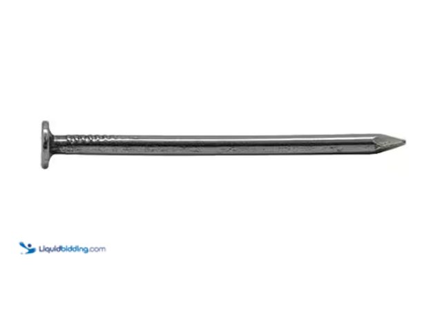 Lot 49-1547732 - PRO-FIT 5 in. x 40D Brite Smooth Common Non-Collated Nail 30 lbs. (480-Count) Model # 0053226, Unuse...