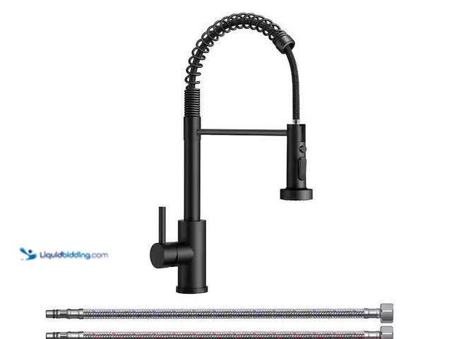 Lot 49-5555231 - FORIOUS
Single Handle Kitchen Faucet with Pull Down Function Sprayer Kitchen Sink Faucet with Deck ...