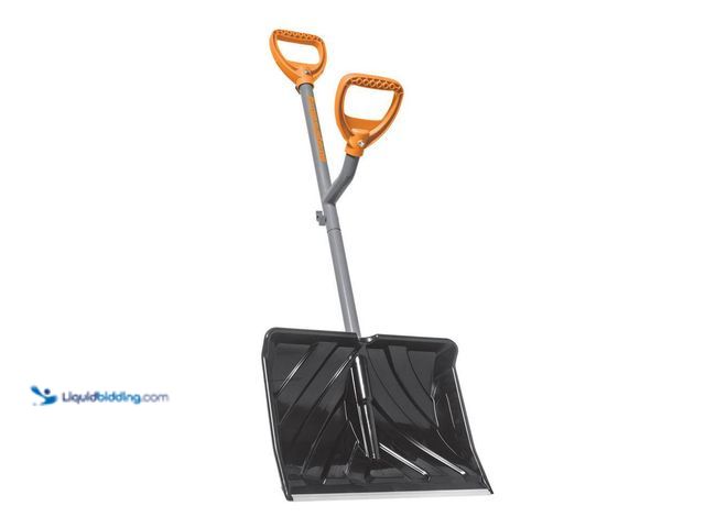 Lot 49-3539470 - Ergieshovel
48 in. Steel Shaft Impact Resistant Snow Shovel with Aluminum Wear Strip and Ergonomic ...