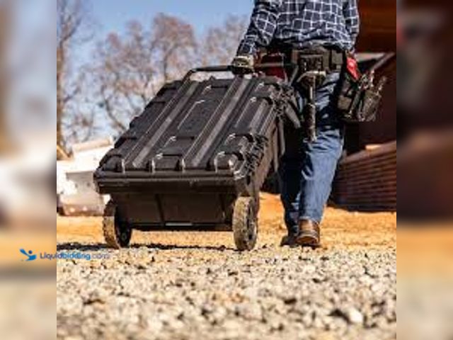 Lot 49-5489025 - Husky 36.5 in. Black Heavy Duty Medium Rolling Toolbox with Keyed Lock. Model # 999-8200. Used and d...