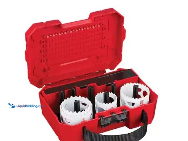 Lot 49-3631014 - Milwaukee Hole Dozer Bi-Metal Hole Saw Kit (NOTE: Missing 1 drill bit and 1 hole saw.) Model # 49-22...