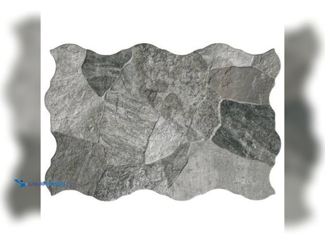 Lot 49-5520638 - Approx 60 Sq ft - SI Neptune Gray Stone Look Matte Porcelain Floor and Wall Tile 17 in. x 26 in. (12...