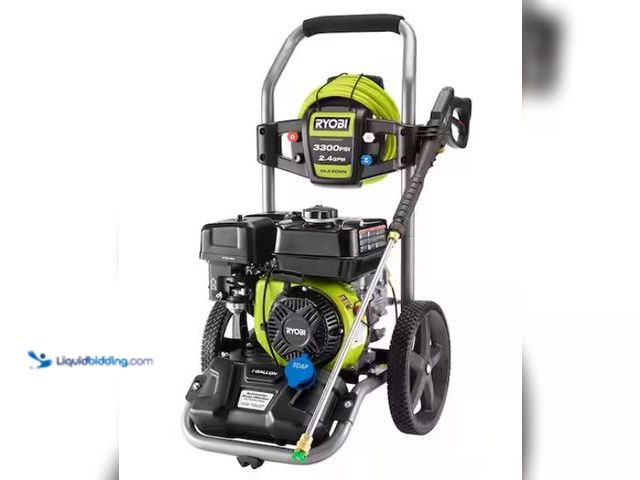 Lot 49-1536910 - RYOBI 3300 PSI 2.4 GPM Cold Water Gas Pressure Washer with 212cc Engine, Model # RY80589, Slightly U...
