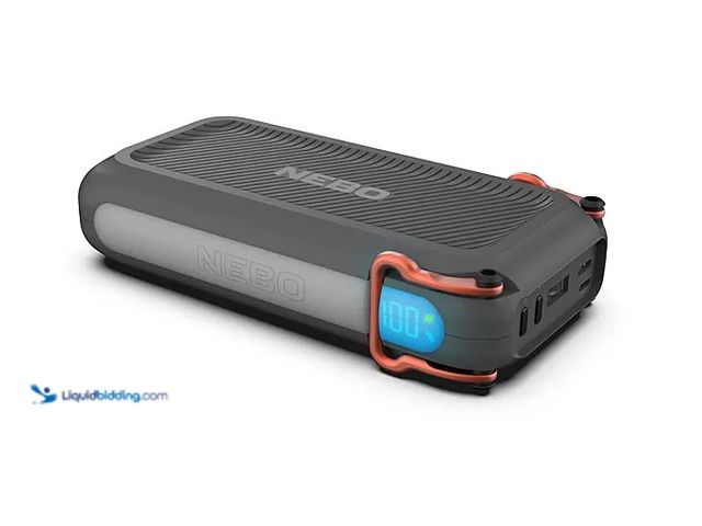 Lot 49-1578039 - Nebo Rambler 20000 Mah Power Bank and Light, Model # NEB-PBK-0008, New.   Ref#AHDSB0205