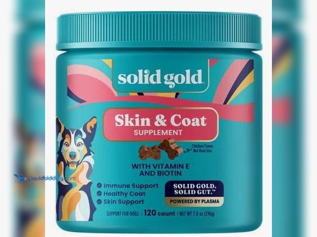 Lot 49-3539029 - Solid Gold OMG! Chicken Flavored Soft Chews Omega 3 Fish Oil Supplement for Dogs, 60 count Item is N...